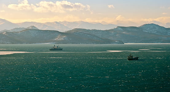 Моря Камчатки.