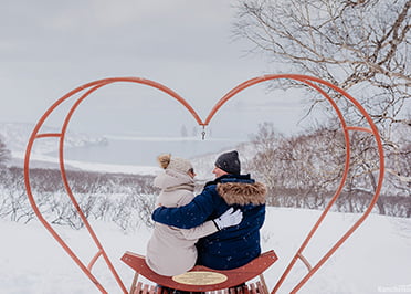 вид на замерзший океан