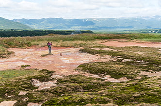 окрашена земля