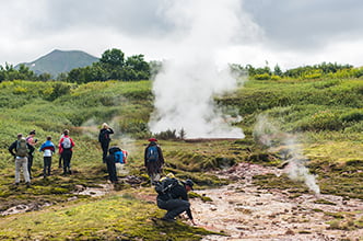 фумарольные поля у Паужетке