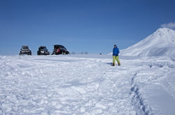 заснеженный перевал